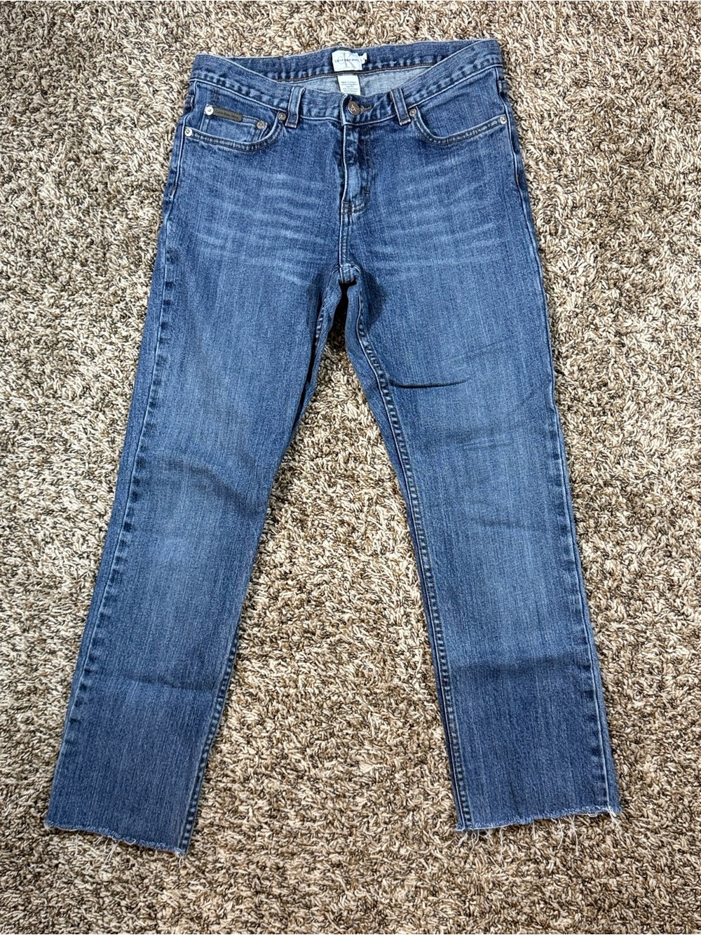 Calvin Klein Jeans Men's Medium Blue Straight Jeans